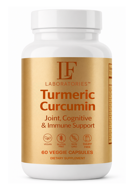 Turmeric Curcumin Supplement with Black Pepper Extract – Joint Cognitive and Immune Support – Vegan Non GMO Gluten Free – 60 Veggie Capsules