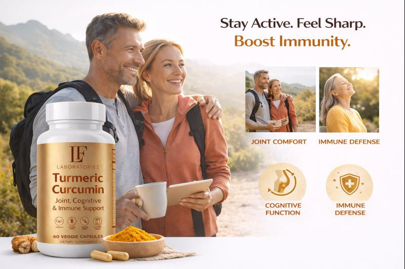 Turmeric Curcumin Supplement with Black Pepper Extract – Joint Cognitive and Immune Support – Vegan Non GMO Gluten Free – 60 Veggie Capsules